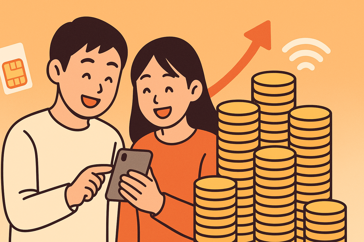 格安SIM乗り換えで月3000円節約|手順と選び方